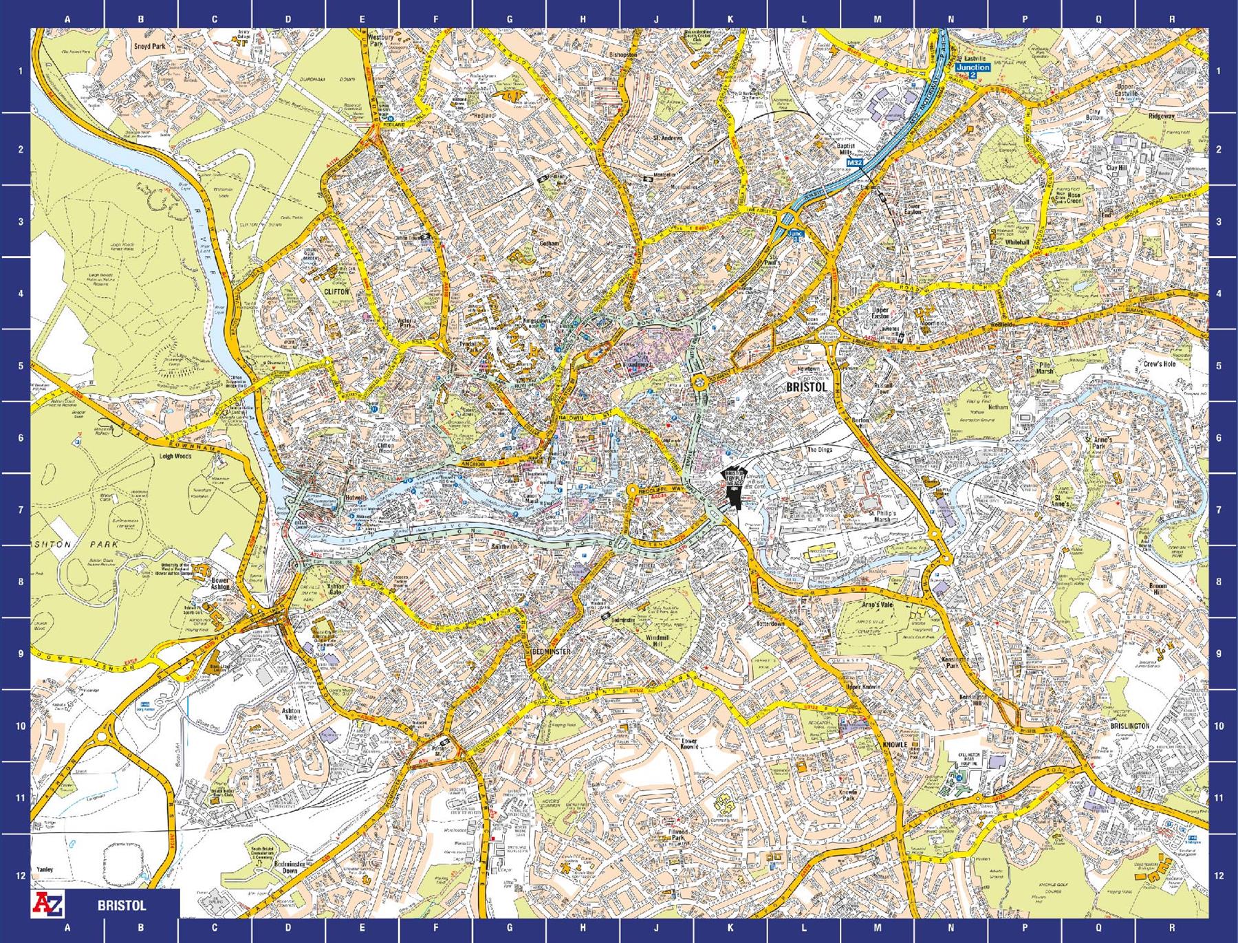 A To Z Map Of Bristol 1000 Piece Jigsaw Trade Jigsaws All Jigsaw Puzzles   3d694545 01f1 4acc A160 1fe35612ff79 