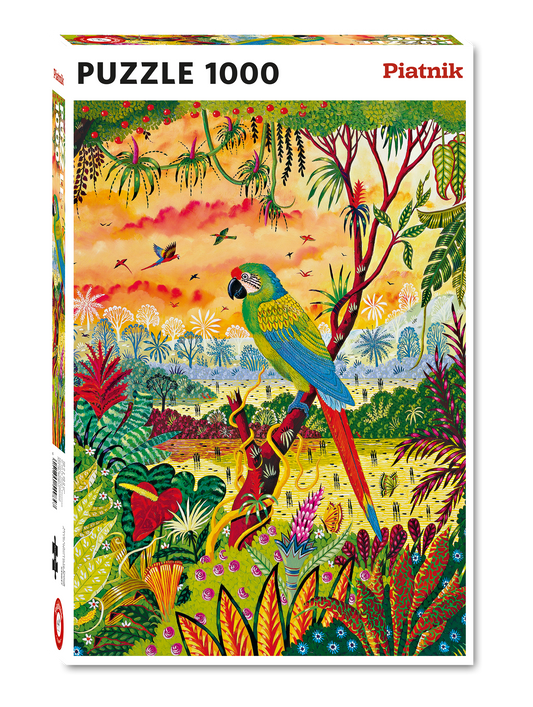 Great Green Macaw 1000 Piece Jigsaw Puzzle