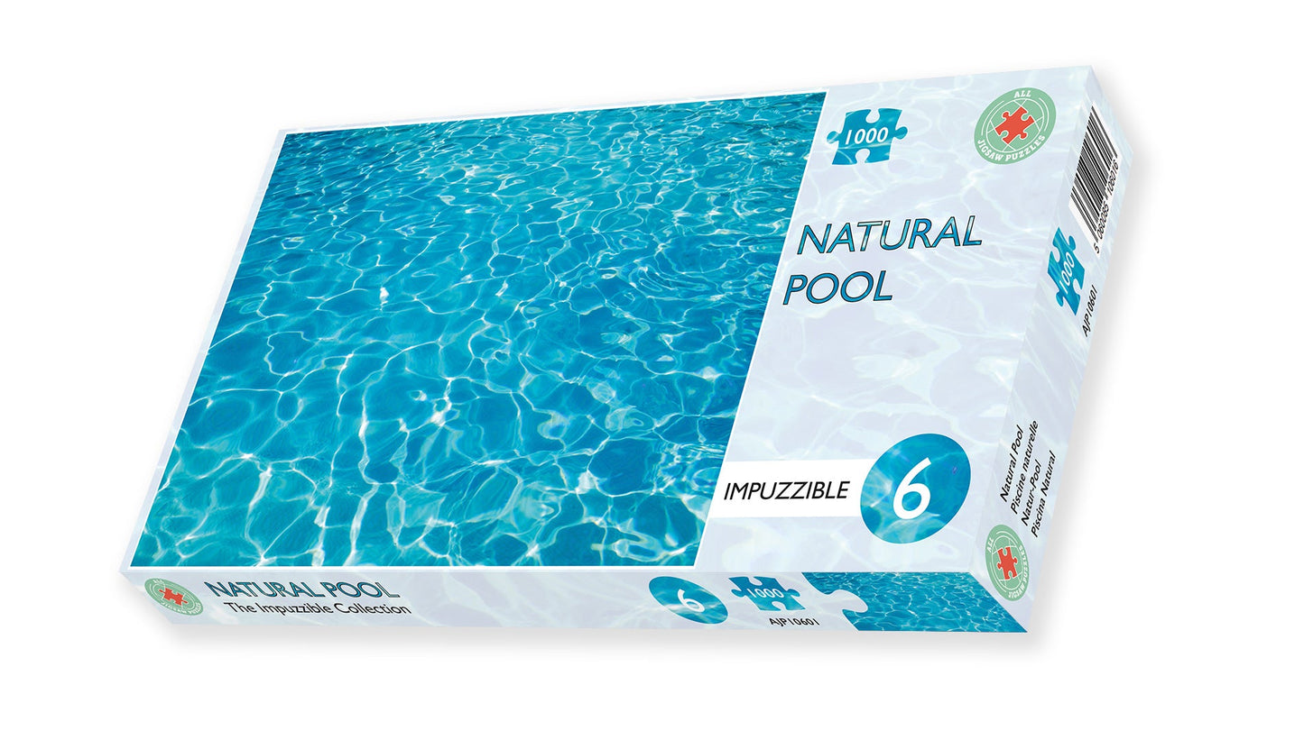 Natural Pool - Impuzzible No.17 - 1000 Piece Jigsaw Puzzle