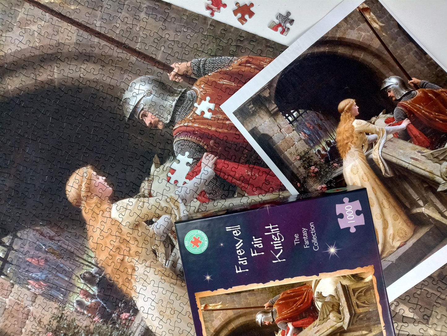 Farewell Fair Knight 1000 Piece Jigsaw Puzzle