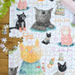 Feline Fine 500 Piece Jigsaw Puzzle