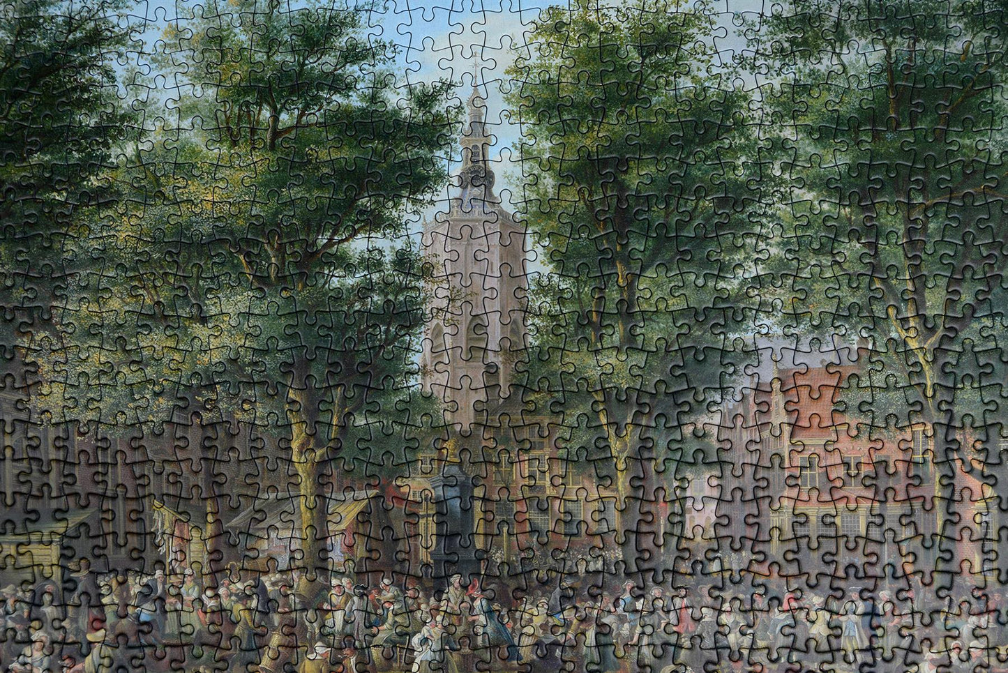 The Grote Markt at The Hague - National Gallery 1000 Piece Jigsaw Puzzle