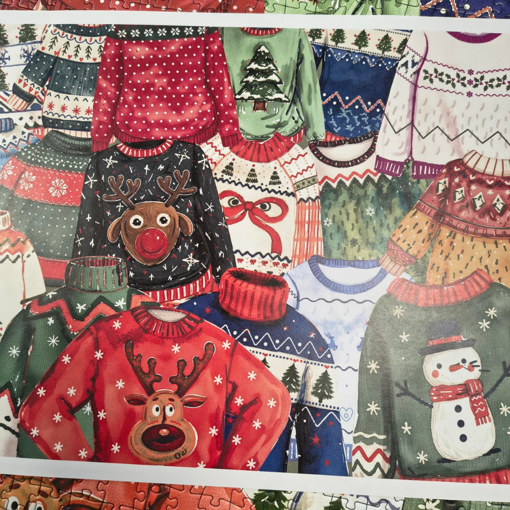 Christmas Jumpers 1000 Piece Jigsaw Puzzle