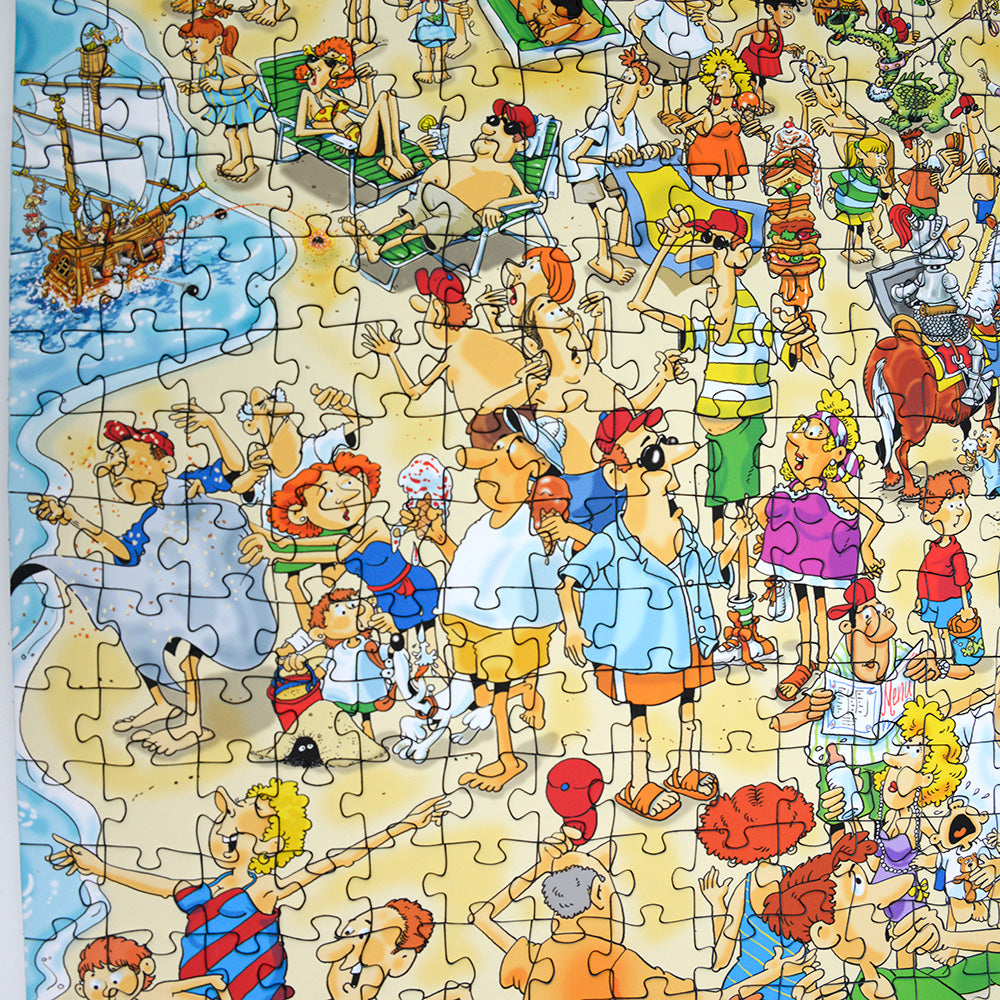 Day at the Beach - Len Epstein 1000 Piece Jigsaw Puzzle