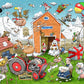 Christmas at Chaos Farm - No.1 1000 or 500 Piece Jigsaw Puzzle