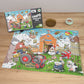 Christmas at Chaos Farm - No.1 1000 or 500 Piece Jigsaw Puzzle