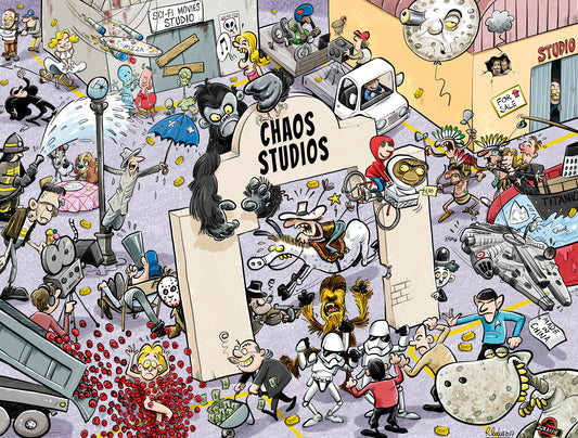 Chaos at the Movies - No.9 1000 Piece Jigsaw Puzzles