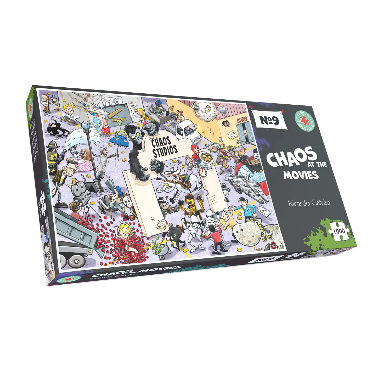 Chaos at the Movies - No.9 1000 Piece Jigsaw Puzzles