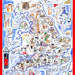 Map of England - Tim Bulmer 1000 Piece Jigsaw Puzzle