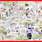 Map of Surrey - Tim Bulmer 1000 Piece Jigsaw Puzzle
