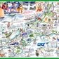 Map of Cornwall - Tim Bulmer 1000 Piece Jigsaw Puzzle