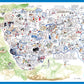 Map of Yorkshire - Tim Bulmer 1000 Piece Jigsaw Puzzle
