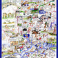 Map of Hampshire - Tim Bulmer 1000 Piece Jigsaw Puzzle
