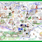Map of Kent - Tim Bulmer 1000 Piece Jigsaw Puzzle
