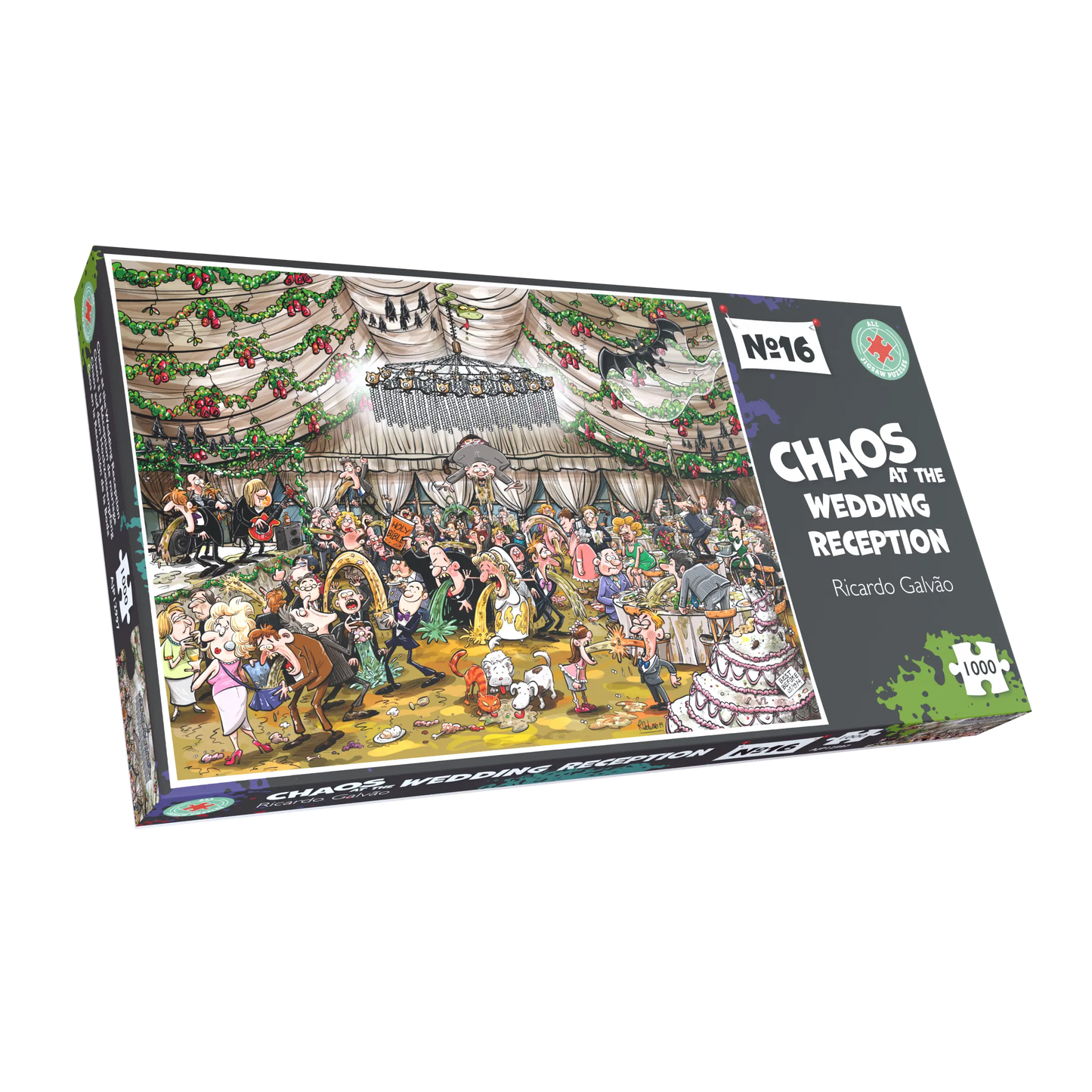 Chaos at the Wedding Reception - No.16 1000 Piece Jigsaw Puzzle