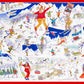 Skiing - Tim Bulmer 1000 Piece Jigsaw Puzzle