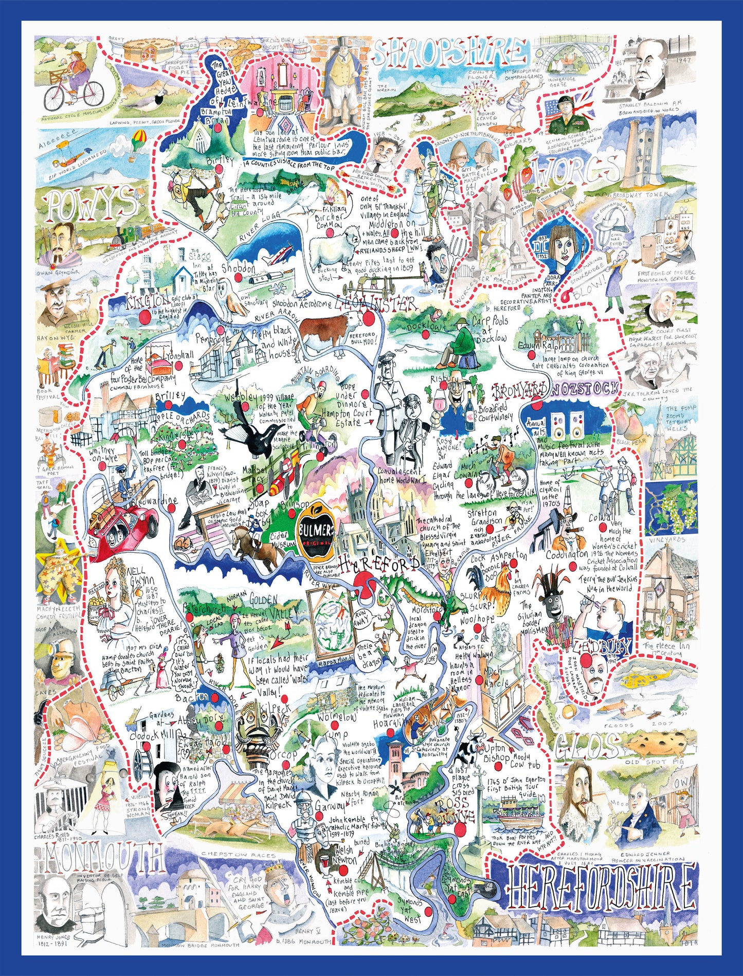 Herefordshire- Tim Bulmer 1000 piece Jigsaw