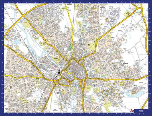 A-Z Map of  York 1000 Piece Jigsaw