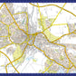 A-Z Map of  Lincoln 1000 Piece Jigsaw