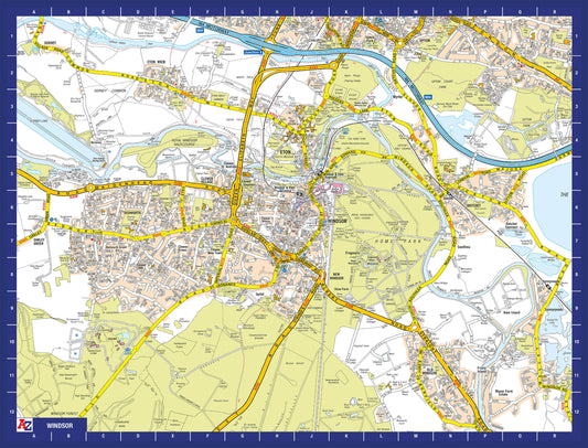 A-Z Map of  Windsor 1000 Piece Jigsaw