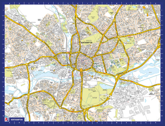 A-Z Map of  Northampton 1000 Piece Jigsaw