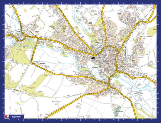 A-Z Map of Salisbury 1000 Piece Jigsaw