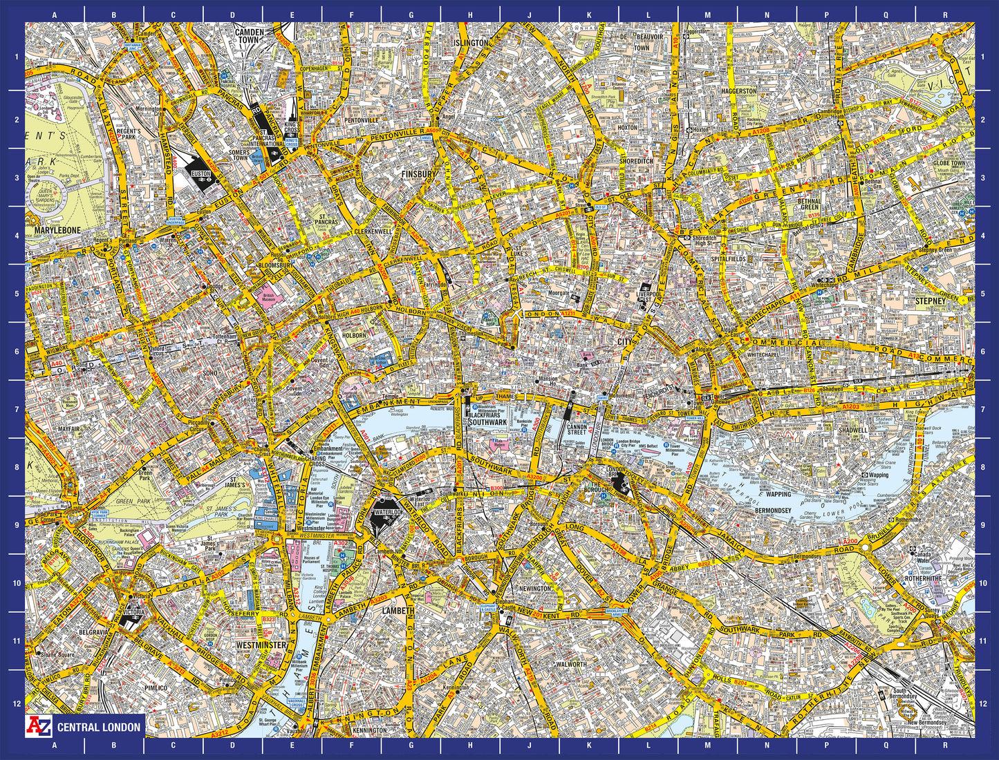 A-Z Map of  London 1000 Piece Jigsaw