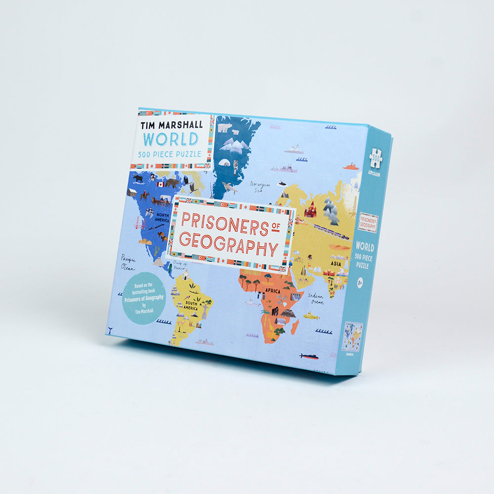 Prisoners of Geography World Map 500 Piece Jigsaw Puzzle