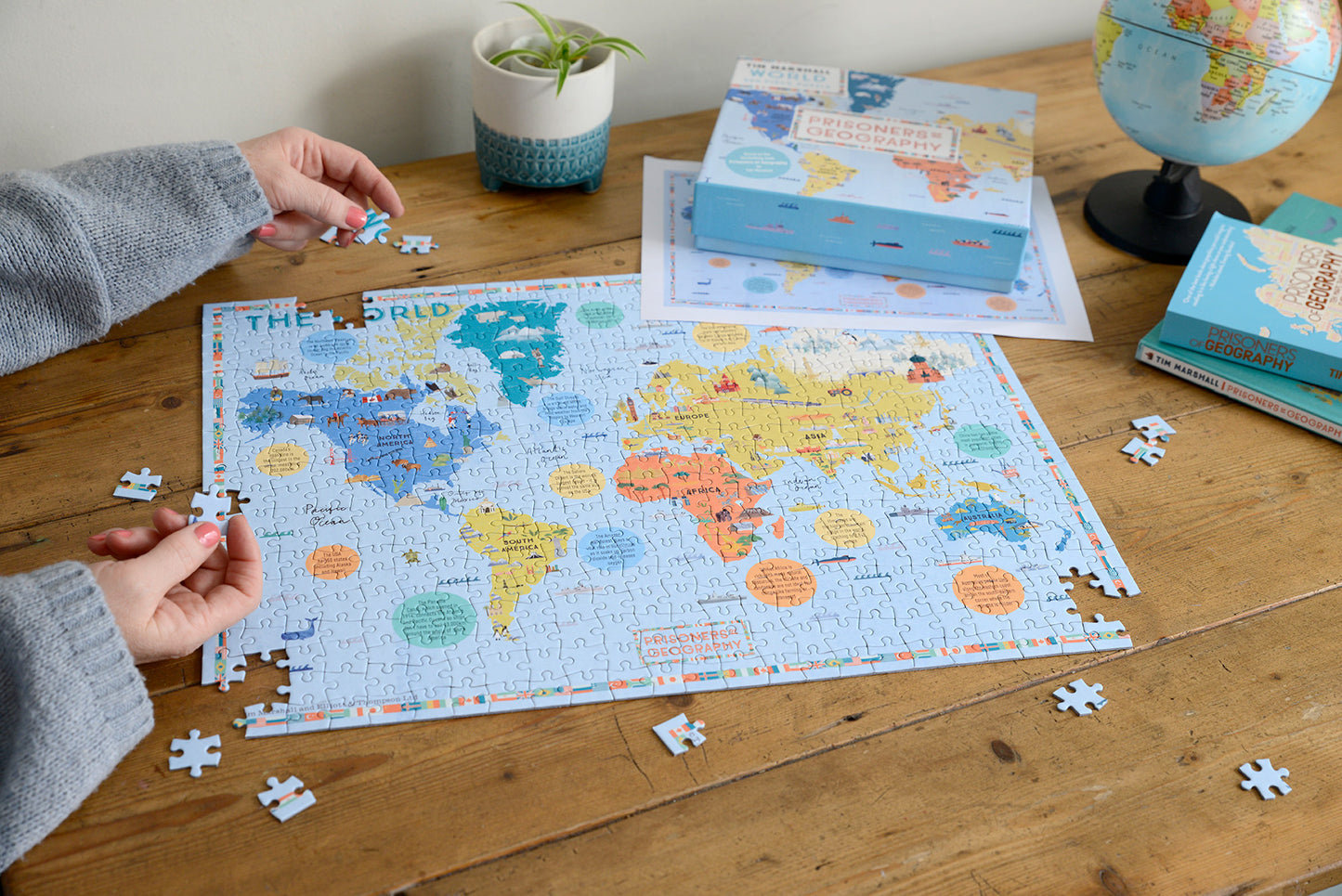 Prisoners of Geography World Map 500 Piece Jigsaw Puzzle