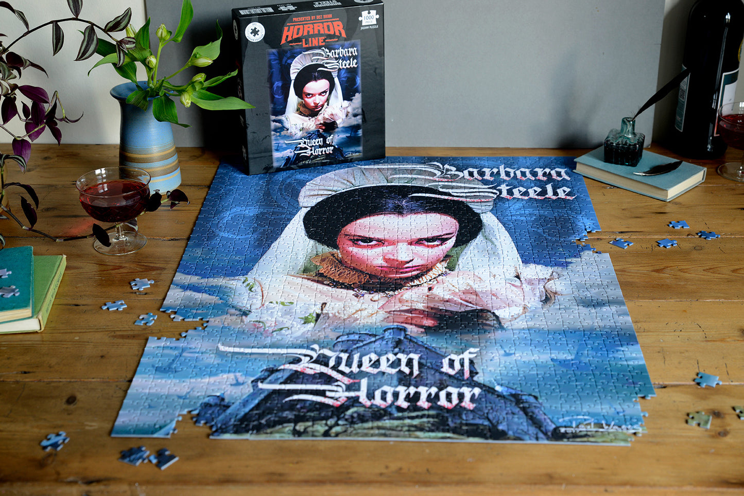 Barbara Steele Queen of Horror 1000 Piece Jigsaw Puzzle