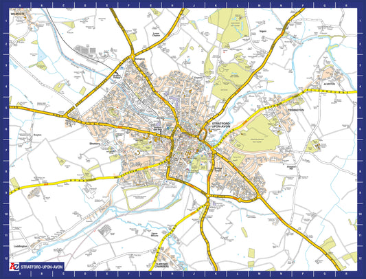 A-Z Map of  Stratford-upon-Avon 1000 Piece Jigsaw