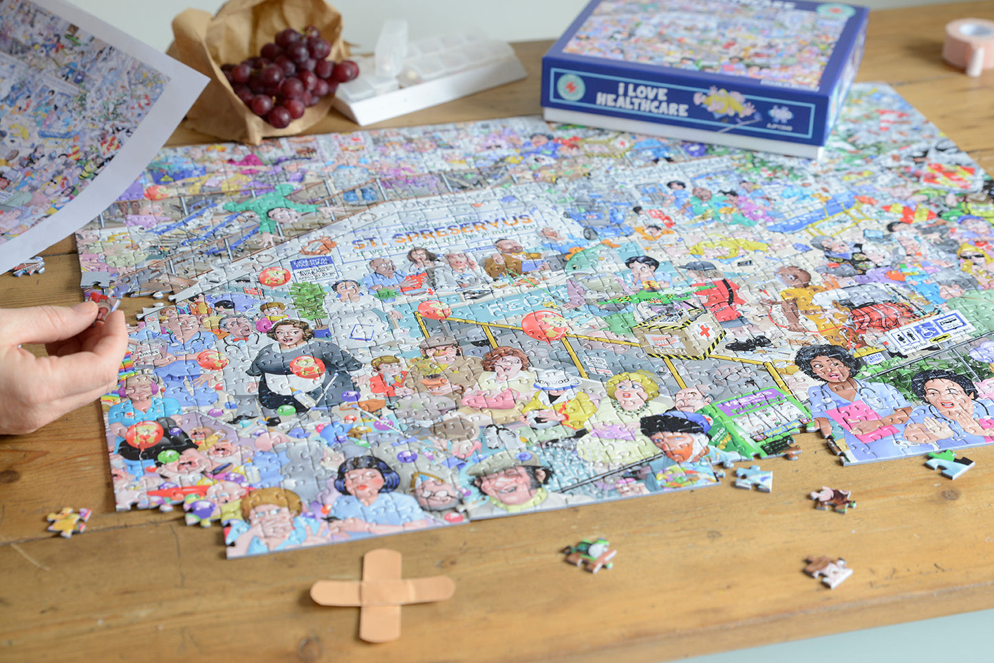 PRE-ORDER Mike Jupp 'I Love Healthcare 1000 Piece Jigsaw Puzzle