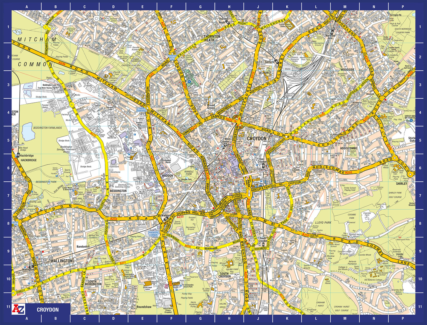 A-Z Map of Croydon 1000 Piece Jigsaw