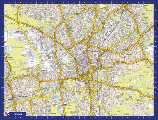 A-Z Map of Croydon 1000 Piece Jigsaw