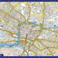 A-Z Map of  Glasgow 1000 Piece Jigsaw