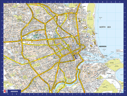 A-Z Map of Aberdeen 1000 Piece Jigsaw