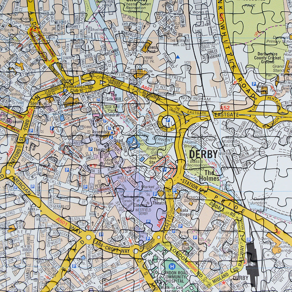 A-Z Map of Derby 1000 Piece Jigsaw – Trade Jigsaws All Jigsaw Puzzles