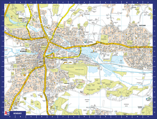 A-Z Map of Newbury 1000 Piece Jigsaw