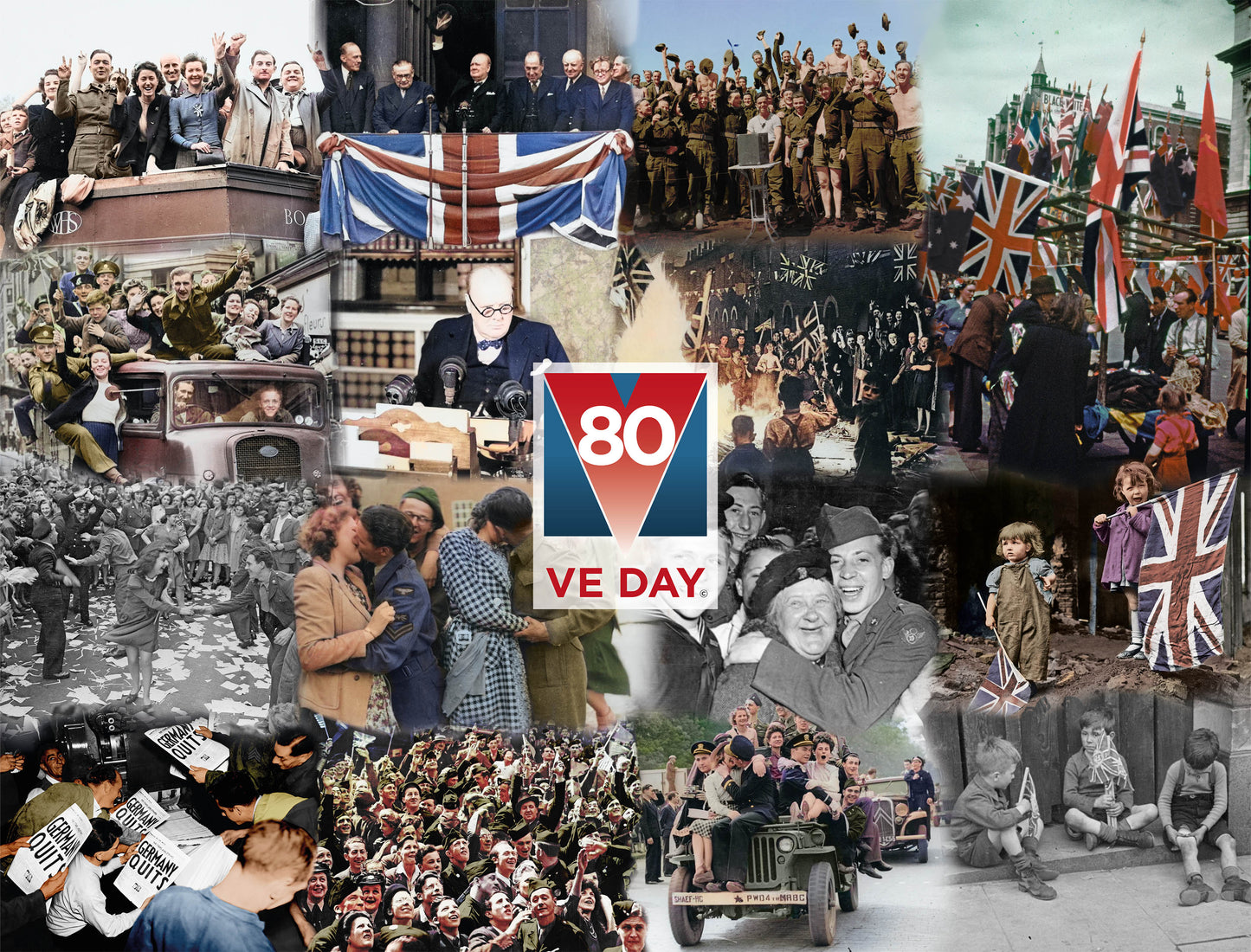 Imperial War Museums VE Day 80th Celebration 1000 Piece Jigsaw