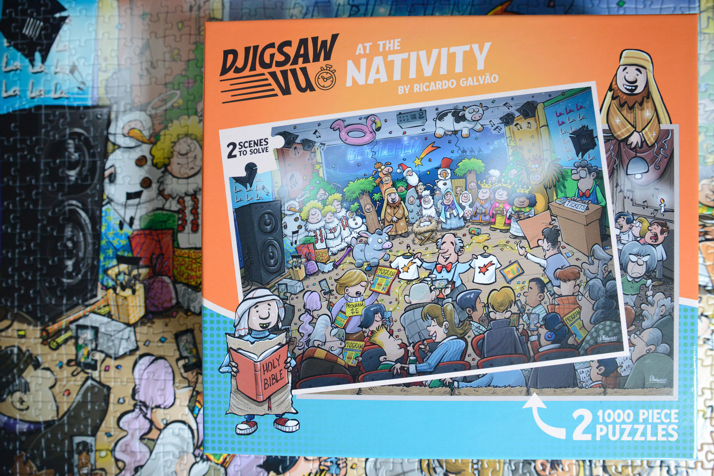 Djigsaw Vu  at the Nativity 2 x 1000 Piece Jigsaw