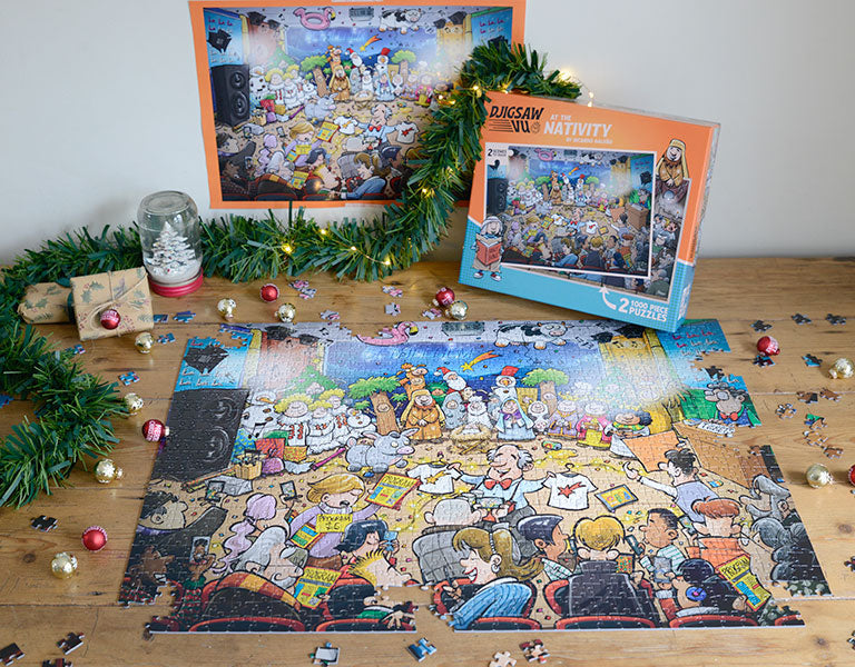 Djigsaw Vu  at the Nativity 2 x 1000 Piece Jigsaw