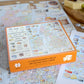A Cheesemonger's Map of British & Irish Cheese 1000 Piece Jigsaw Puzzle