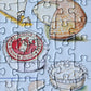 Cheese Map of Great Britain and Ireland 1000 Piece Jigsaw Puzzle