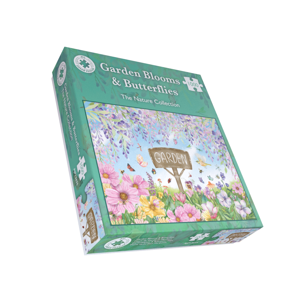 Garden Blooms & Butterflies 1000 Piece Jigsaw Puzzle