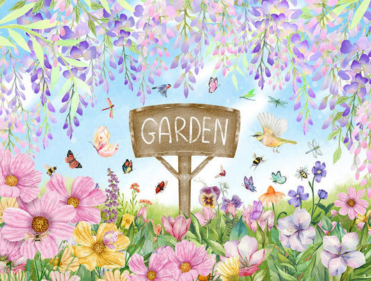 Garden Blooms & Butterflies 1000 Piece Jigsaw Puzzle