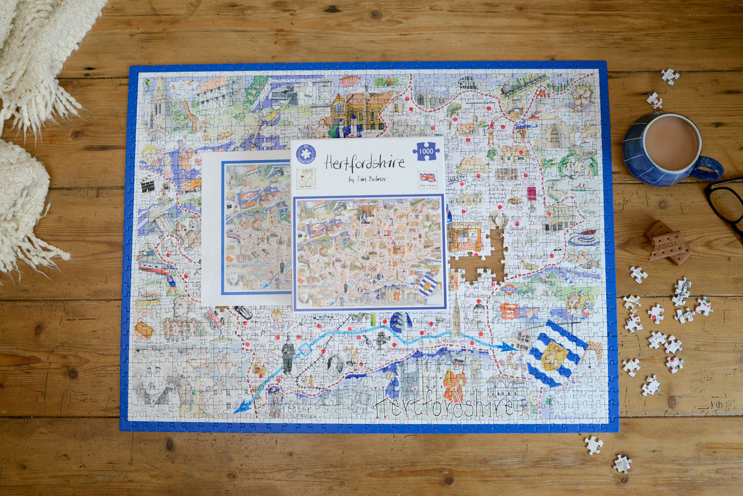 Hertfordshire- Tim Bulmer 1000 Piece Jigsaw Puzzle