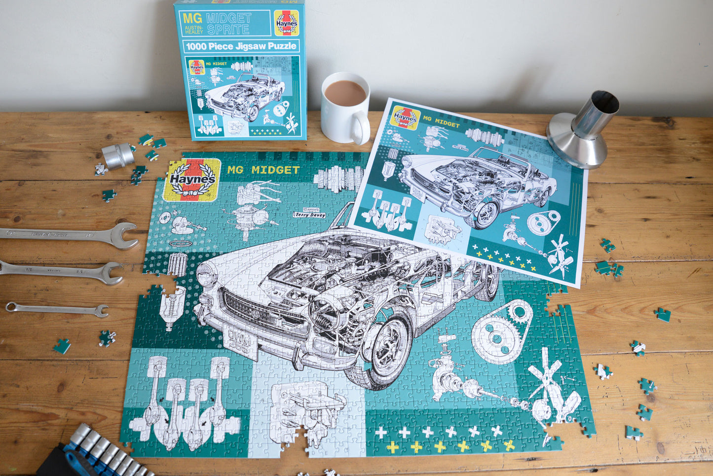 Haynes MG Midget 65th Anniversary 1000 Piece Jigsaw Puzzle