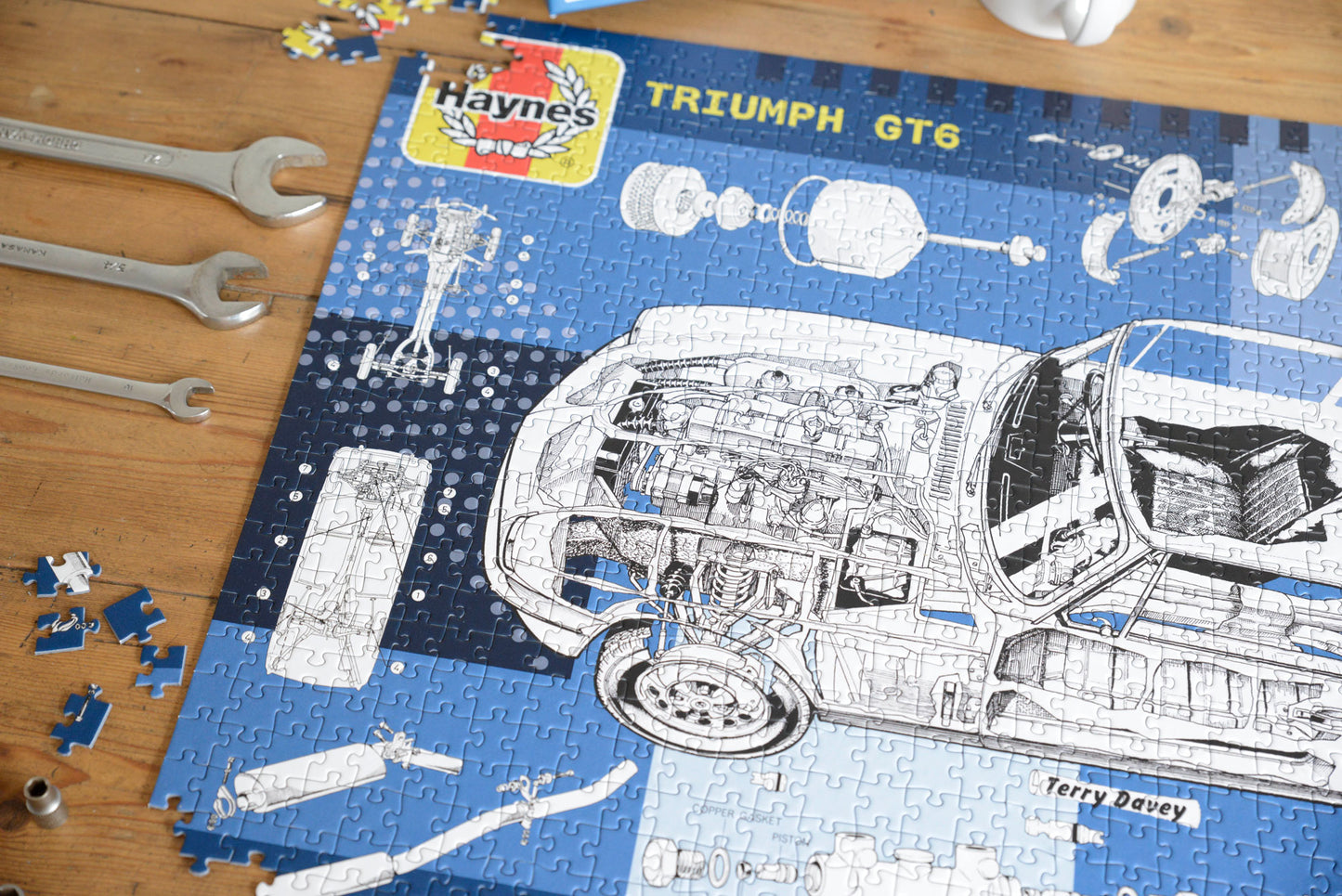 Haynes Triumph GT6 60th Anniversary 1000 Piece Jigsaw Puzzle