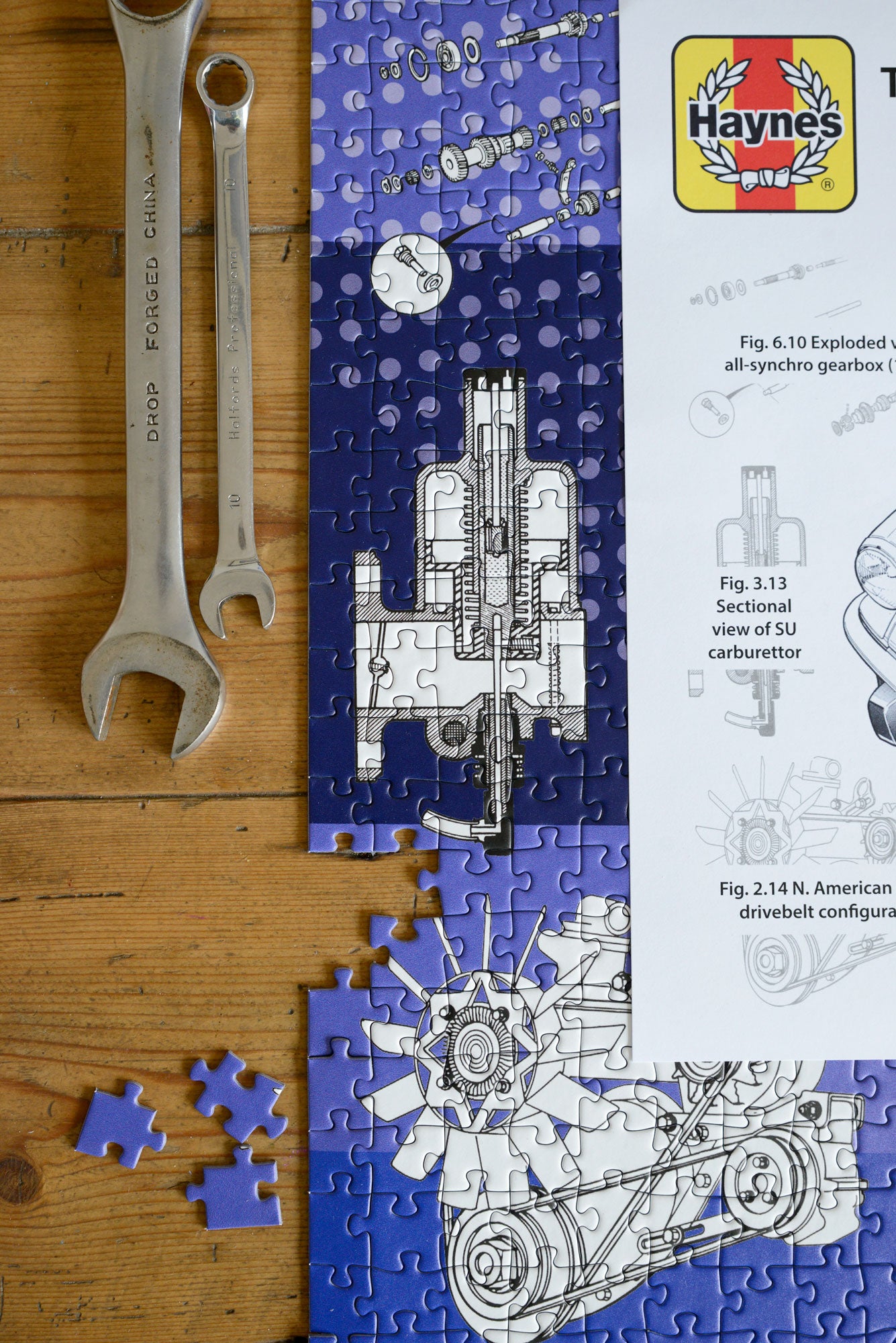 Haynes Triumph Spitfire 1000 Piece Jigsaw Puzzle