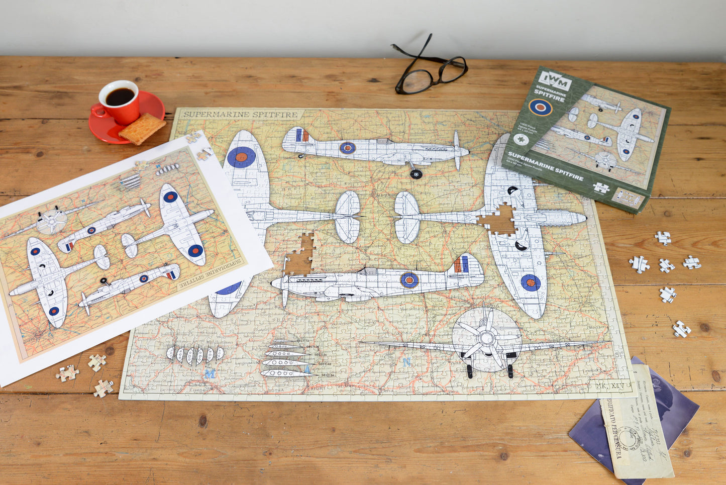 Imperial War Museums Spitfire 90th Anniversary 1000 Piece Jigsaw Puzzle